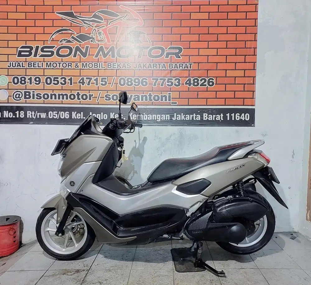 YAMAHA NMAX OLD 155 VVA NON ABS TAHUN 2016 ISTIMEWA WARNA ABU DOFF