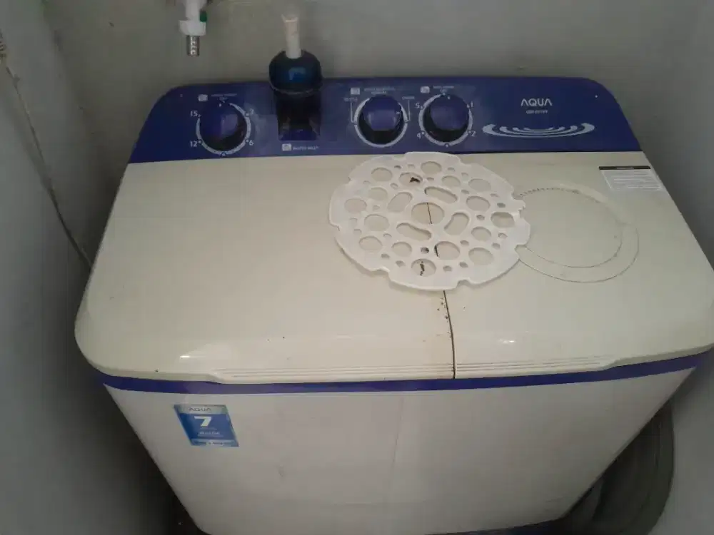 Mesin cuci Aqua 2 tabung second