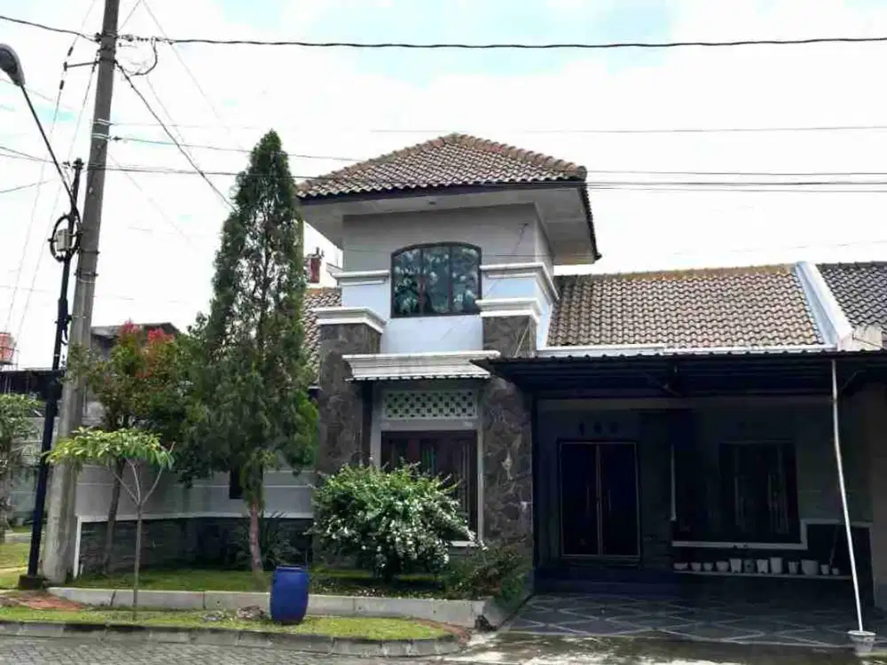 Rumah Luas Mewah Bagus 1 lt di Cluster Luas Asri dan Nyaman di Gentan Baki