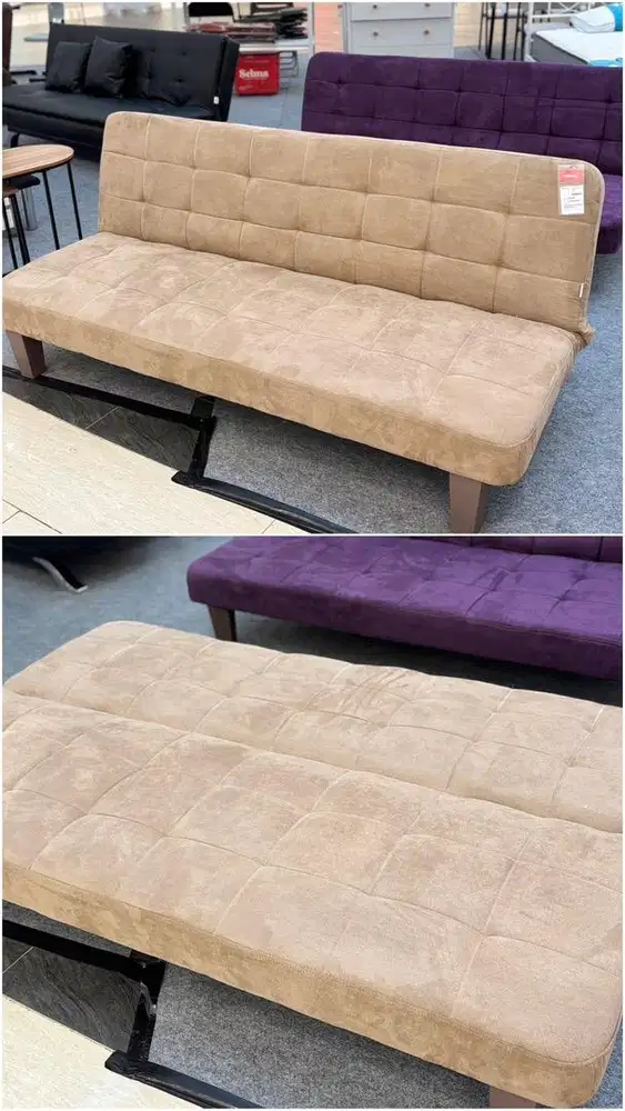 sofabed bahan bludru aesthetic