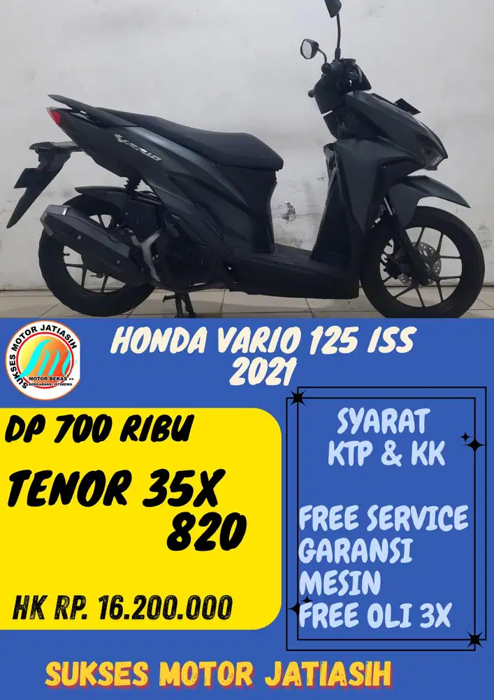 DP MURAH HONDA VARIO 125 ISS 2019 DP 700 RIBU BISA CASH/KREDIT