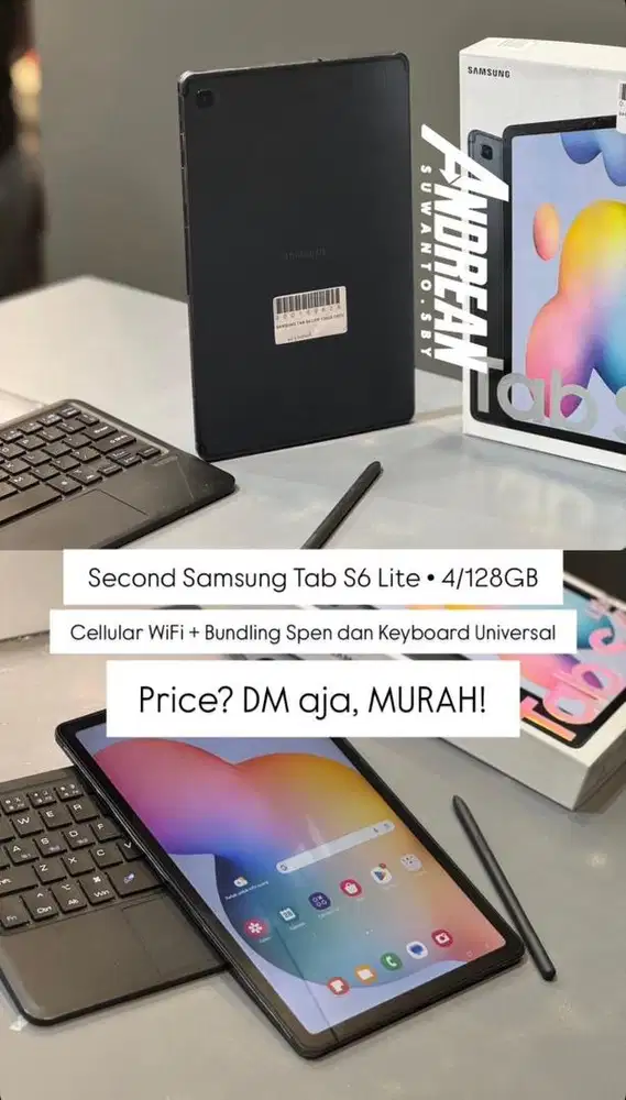 Second Samsung Galaxy Tab S6 Lite 4/128 GB Cell Wifi