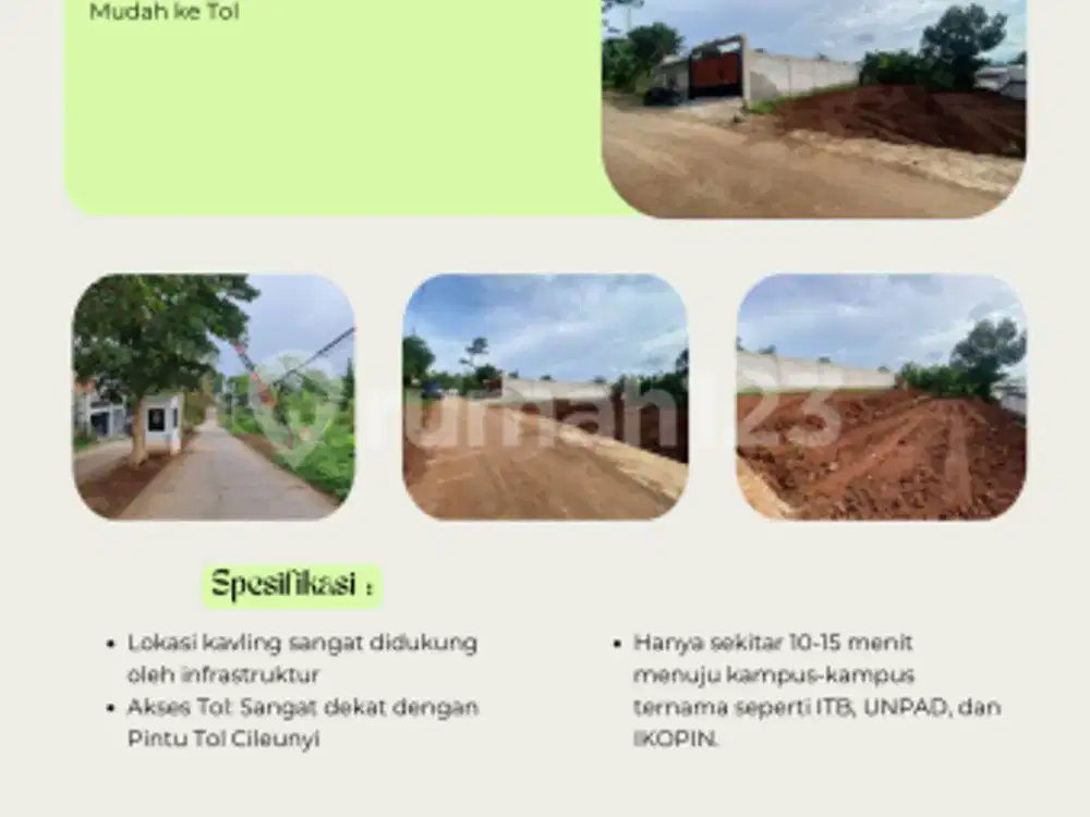 SHM PECAH TERAKHIR! Kavling A2 156m² Cileunyi. Langsung Balik Nama Hari Ini!