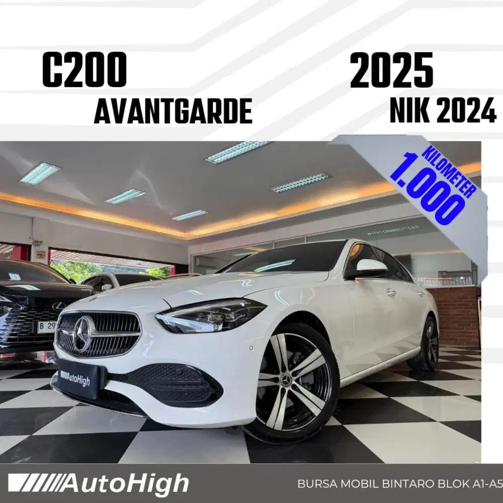 DP10% [Km1.000] C200 Avantgarde 2024 White Reg 2025 #AUTOHIGH