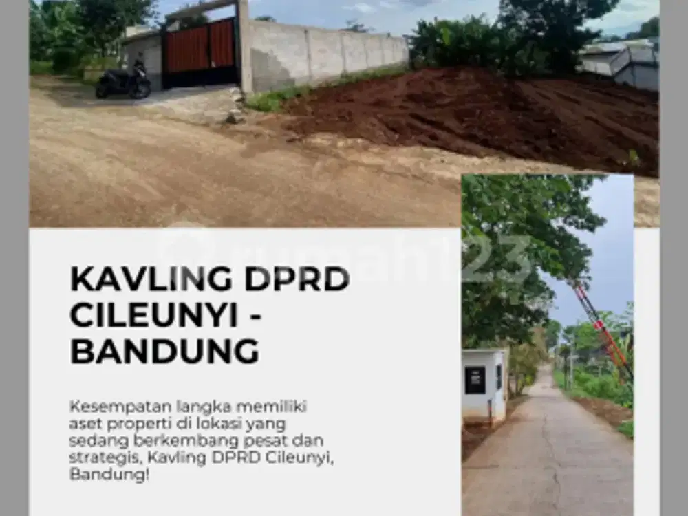 PELUANG 1 KALI SEUMUR HIDUP! Kavling A2 156m² Terakhir di Proyek Cileunyi!