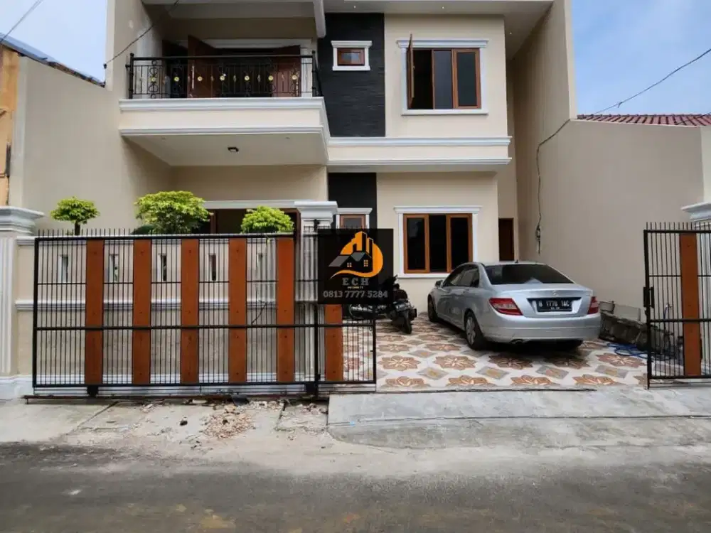 T61.TURUN HARGA Rumah Baru Lokasi Strategis Di Rawamangun Jakarta Timur