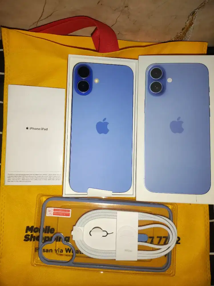 IPHONE 16 PLUS 128 GB RESMI IBOX