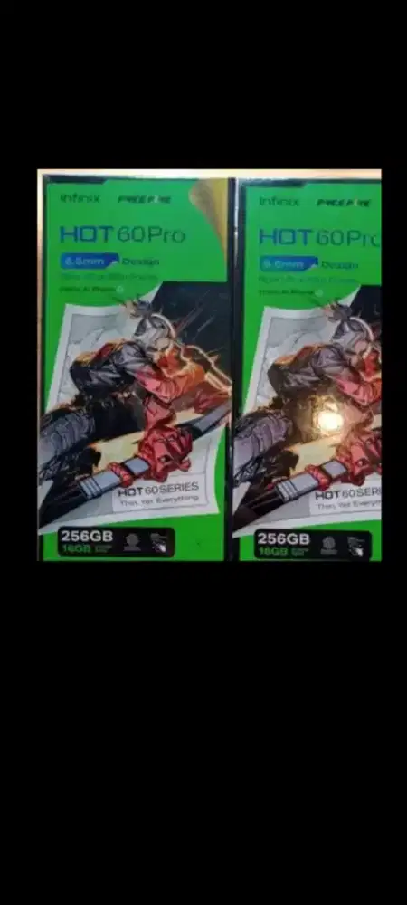 Infinix hot 60 pro 256gb ram 8gb dan8/128 resmi