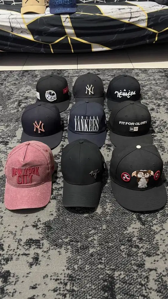 Topi new era original 9 pcs