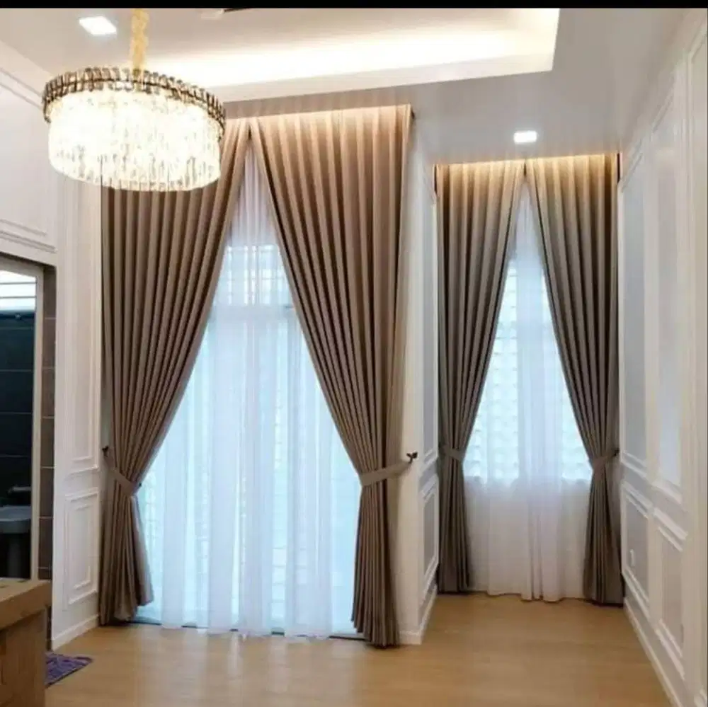 Pemasangan Gorden Blackout Pasang Skat Klinik Hordeng Gordyn Vitrase