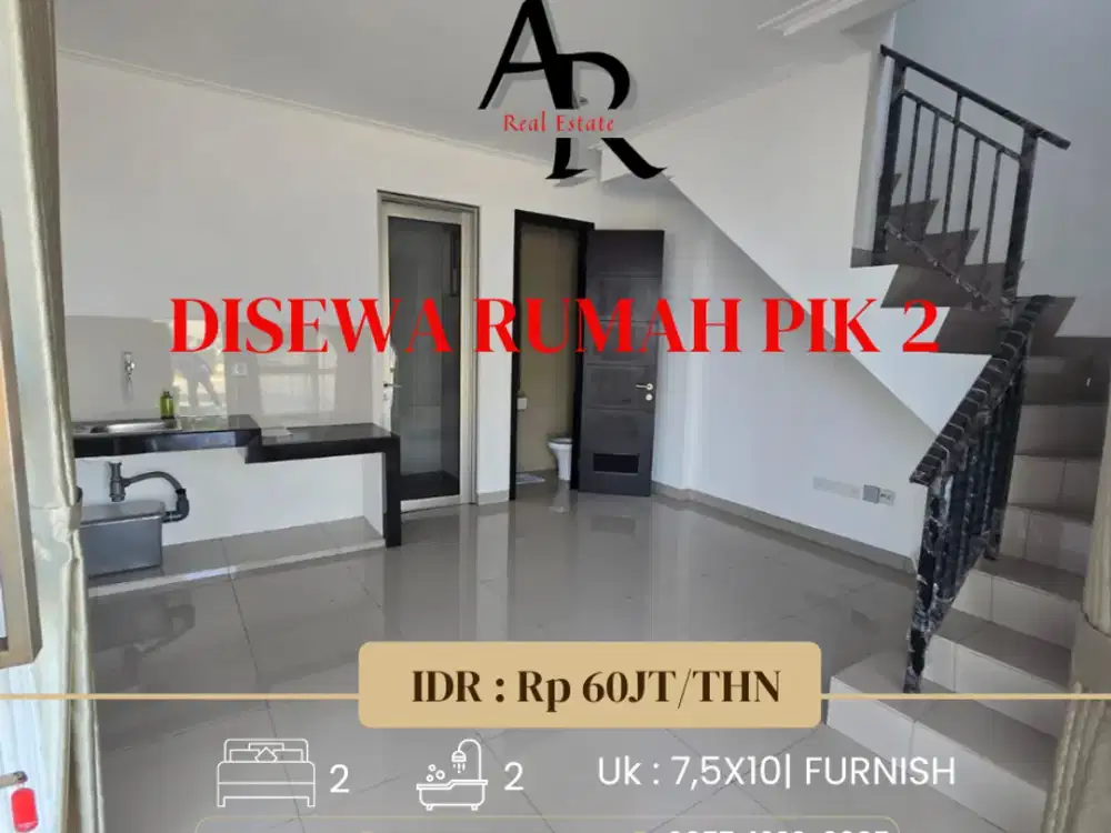 Disewakan rumah baru pik 2 cluster favorit posisi hoek