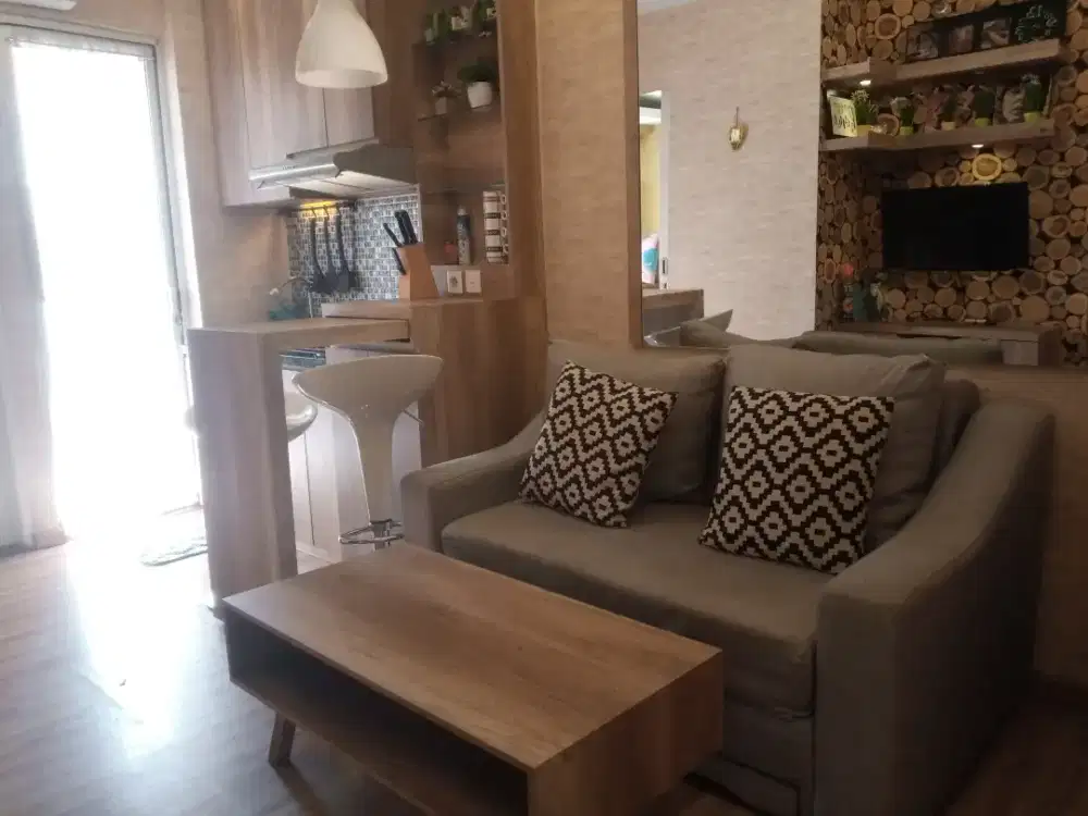 SEWA UNIT 2 BR PERBULAN APARTEMEN BASSURA CITY TOWER ALAMANDA