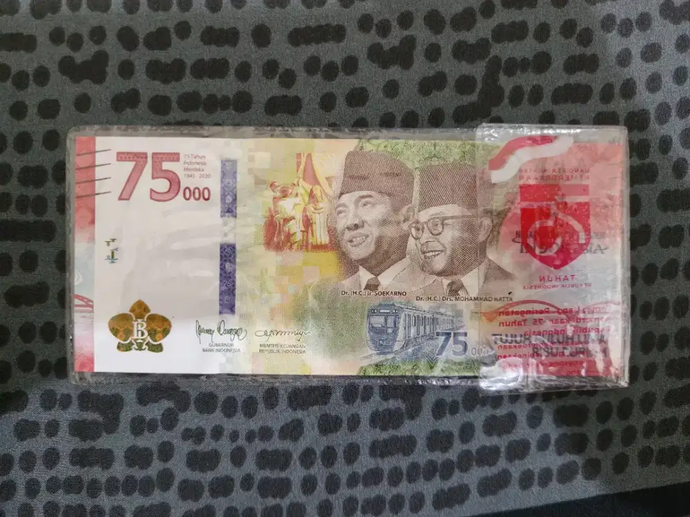 Uang Kertas 75 RB