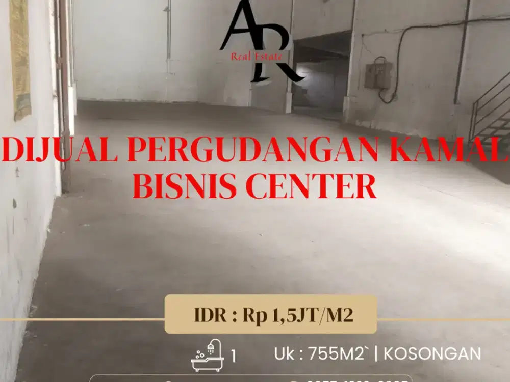DIJUAL/DISEWAKAN PERGUDANGAN KAMAL BISNIS CENTER