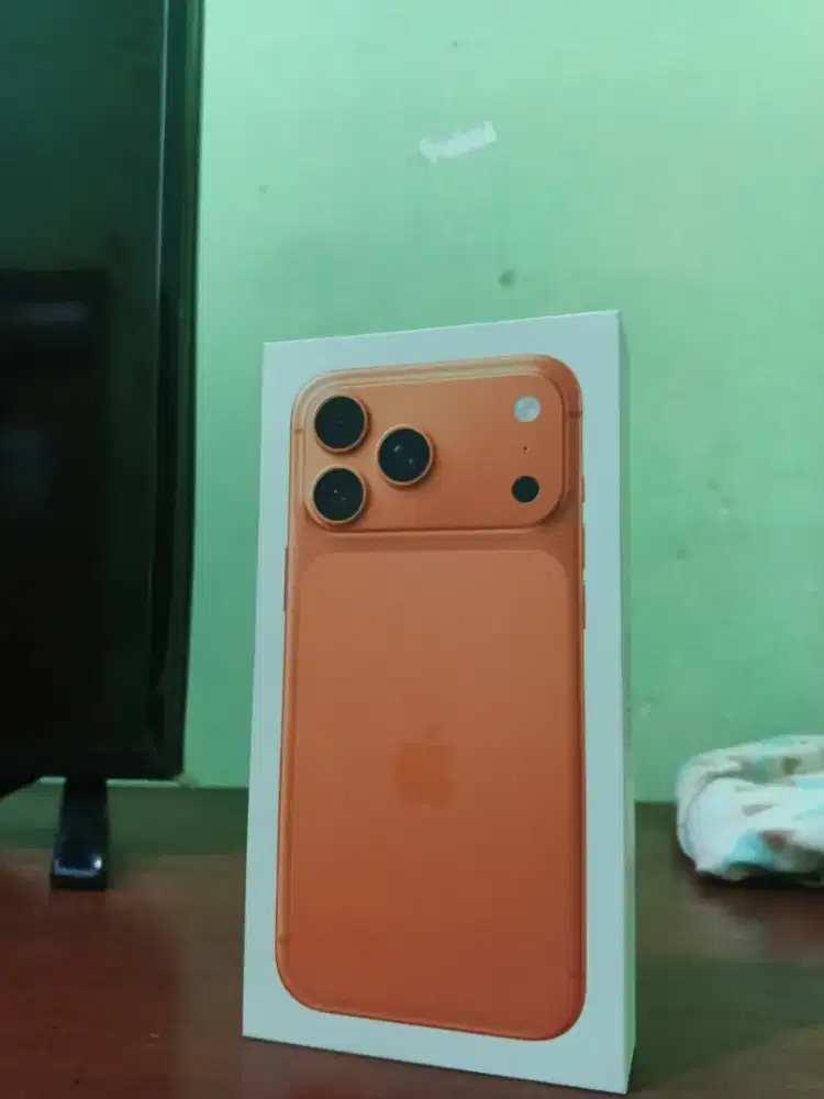 iPhone 17 Pro Max 256Gb Cosmic Orange Baru, Segel & Garansi Resmi iBox