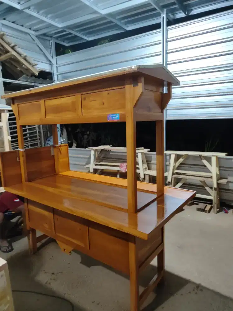 Gerobak Angkringan Bakso Mie Ayam PeceL Bubur Sate Martabak Ronde dlL