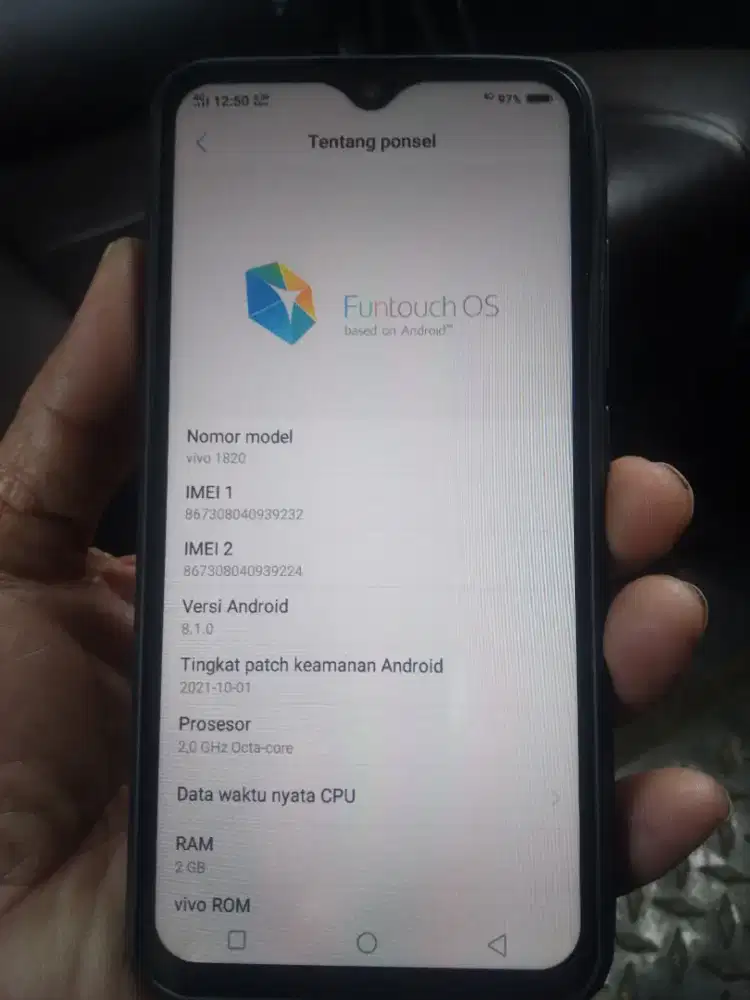 Vivo y91c 2/32 batangan