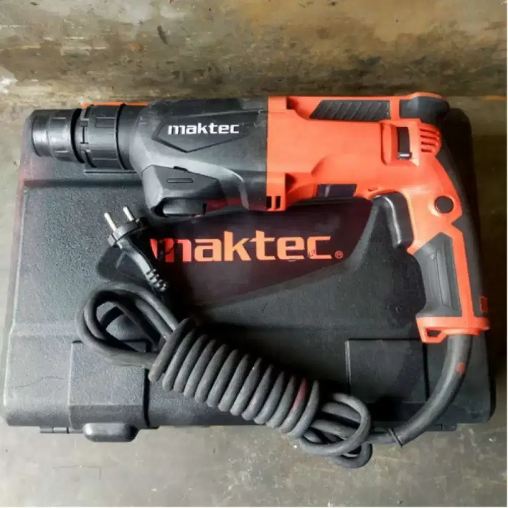 Rotary Hammer Maktec Makita 22 mm daya 710 Watt 2 mode drill beton