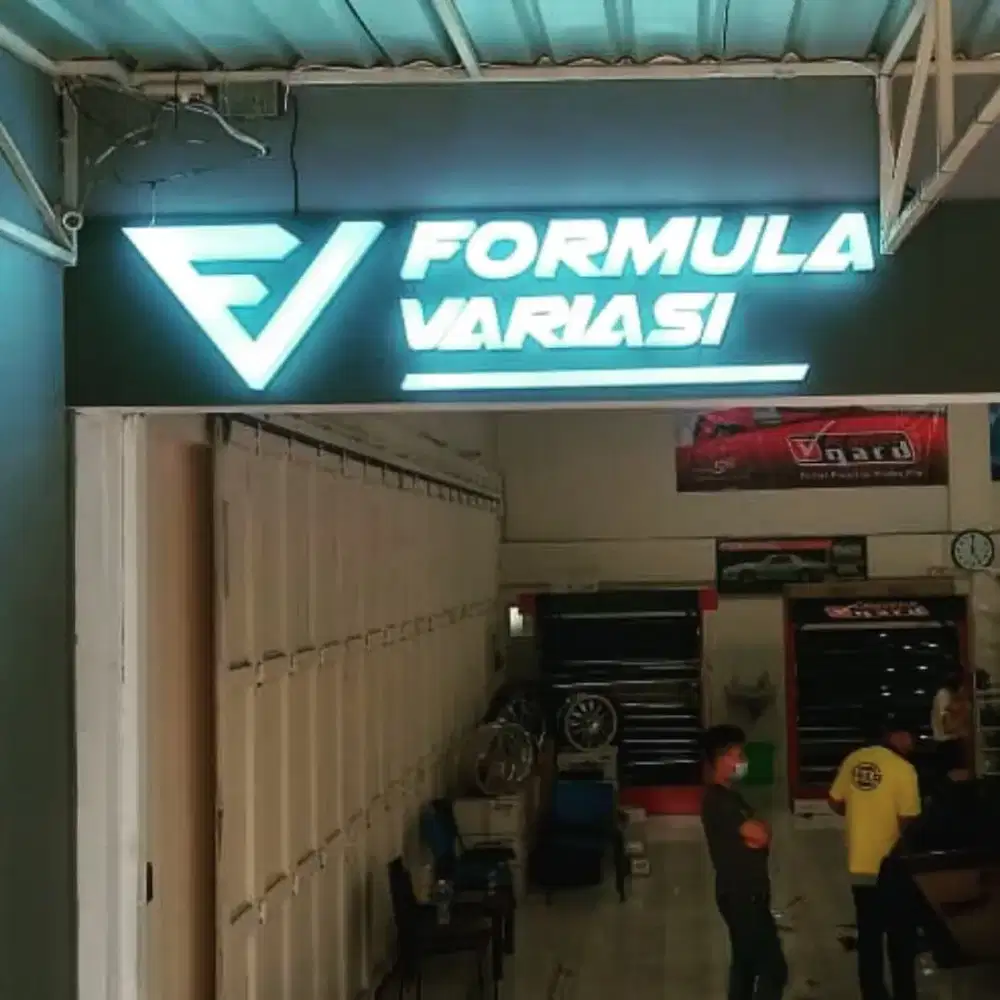 Huruf timbul Led custom