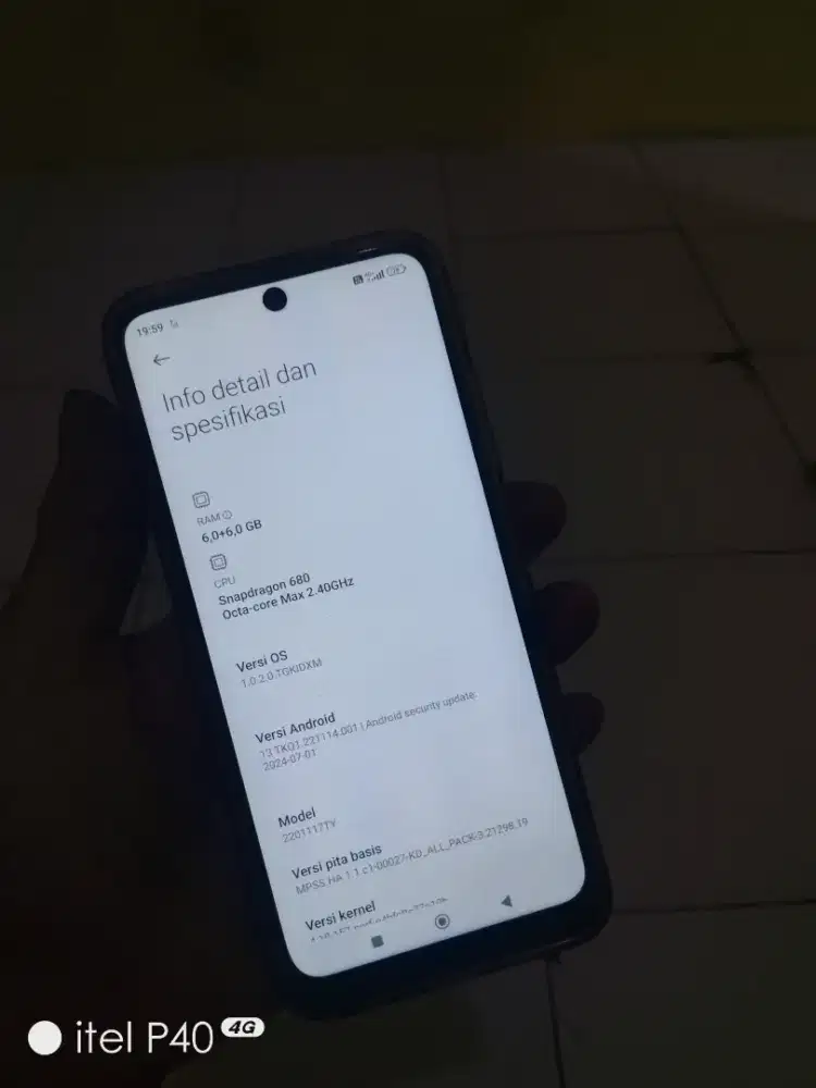Xiaomi note 11 6+6/128