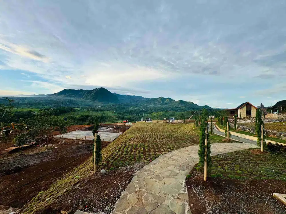 DIJUAL TANAH KAVLING LEGALITAS SHM STRATEGIS PINGGIR JALAN PUNCAK DUA BOGOR TIMUR