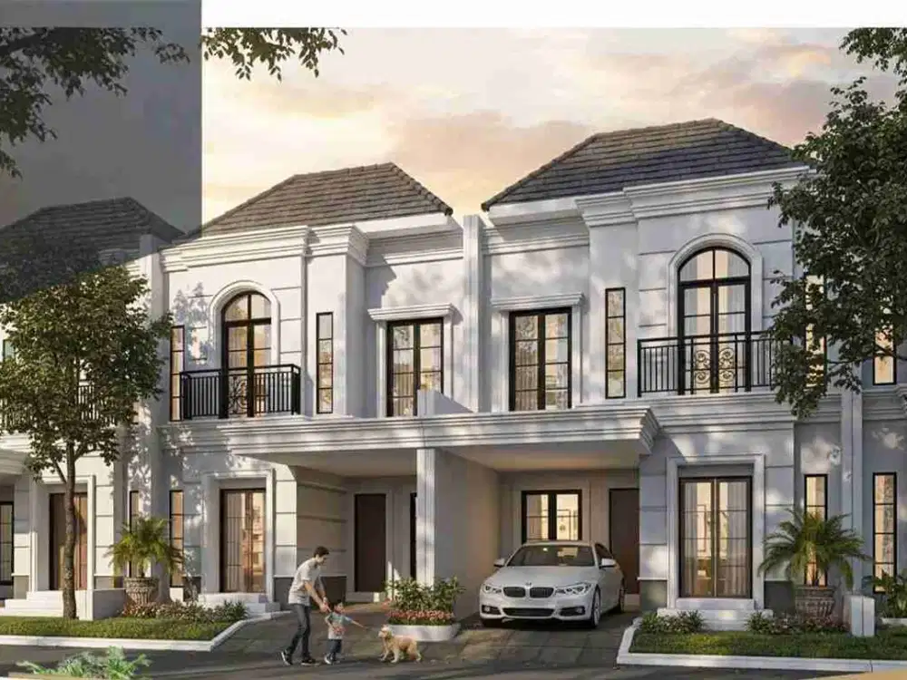 Rumah mewah konsep Clasik 1,3 M exit tol Setu cipayung jakarta timur