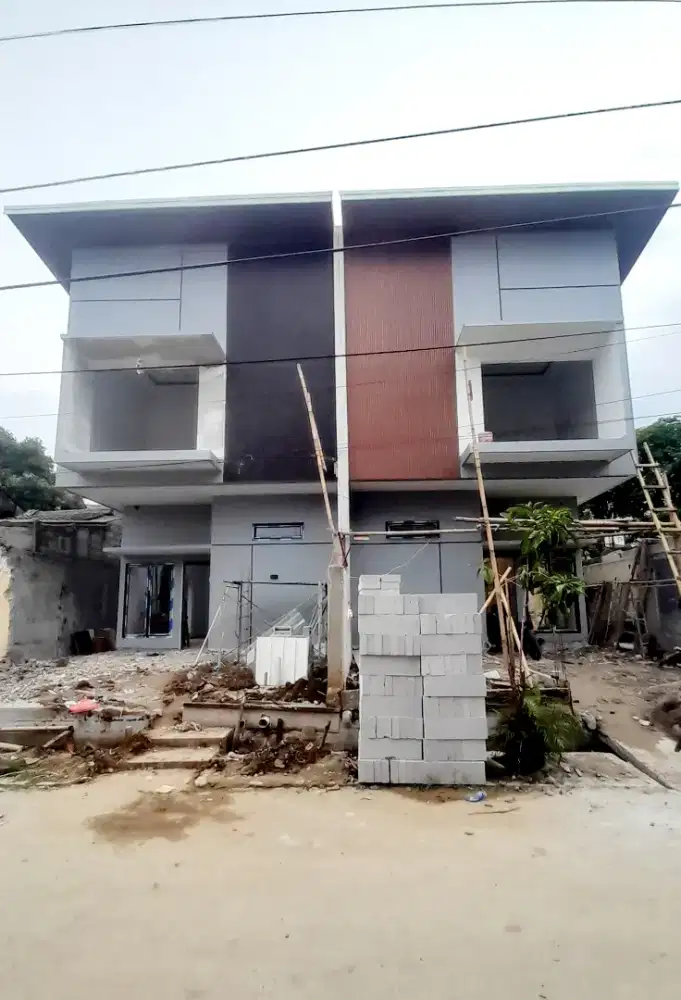 DIJUAL 5 UNIT RUMAH ON PROSES PEMBANGUNAN DI HARAPAN JAYA KOTA BEKASI.