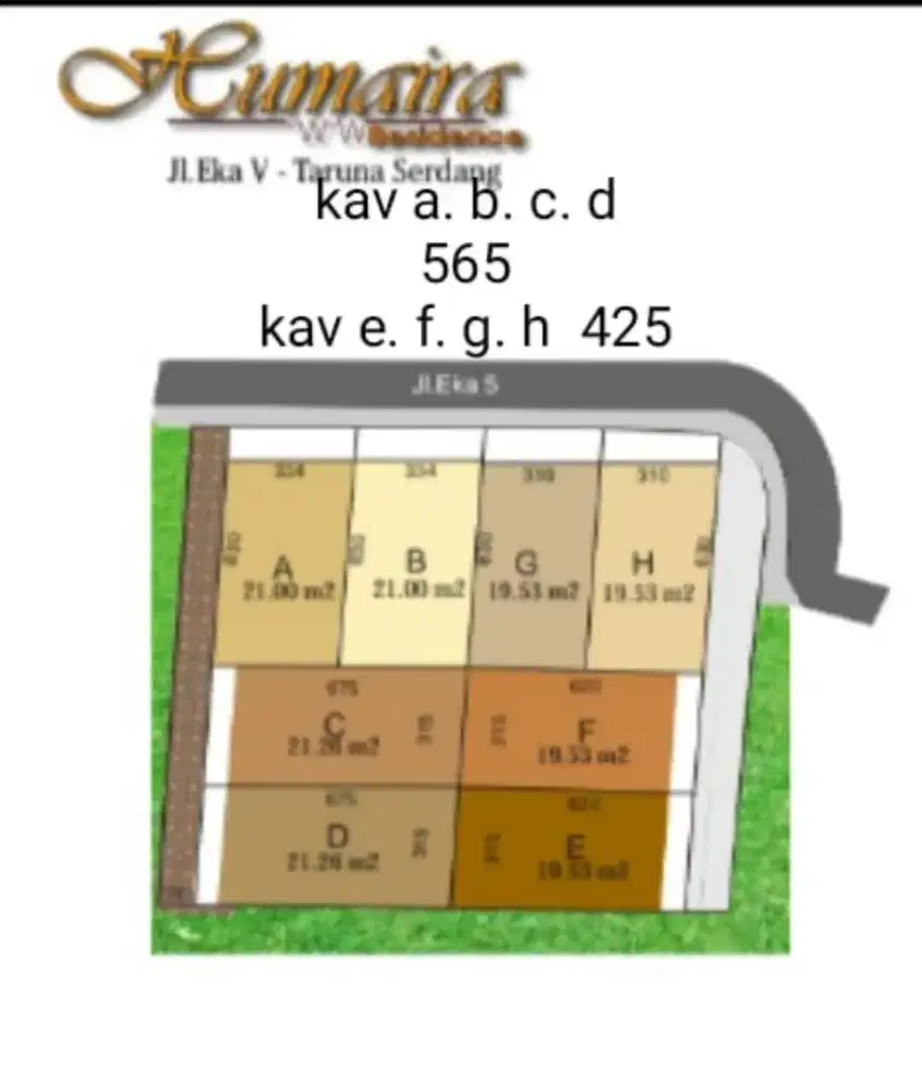 Rumah cluster minimalis indent