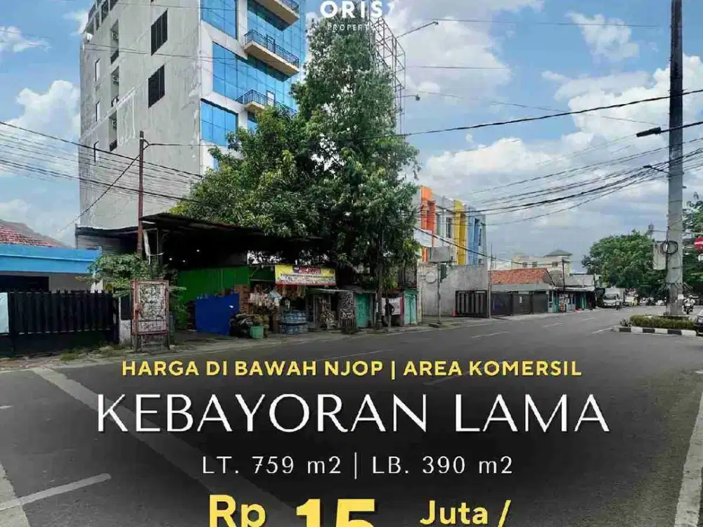 Dibawah NJOP Rumah Hitung Tanah Area Komersil di Kebayoran Lama Jakarta Selatan