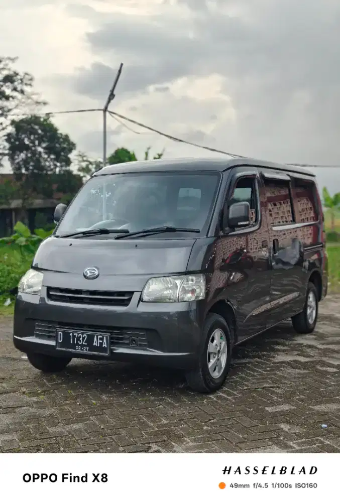 (ISTIMEWA) SEPERTI BARU GRANMAX Minibus 2017 ABU ABU, Siap pakai