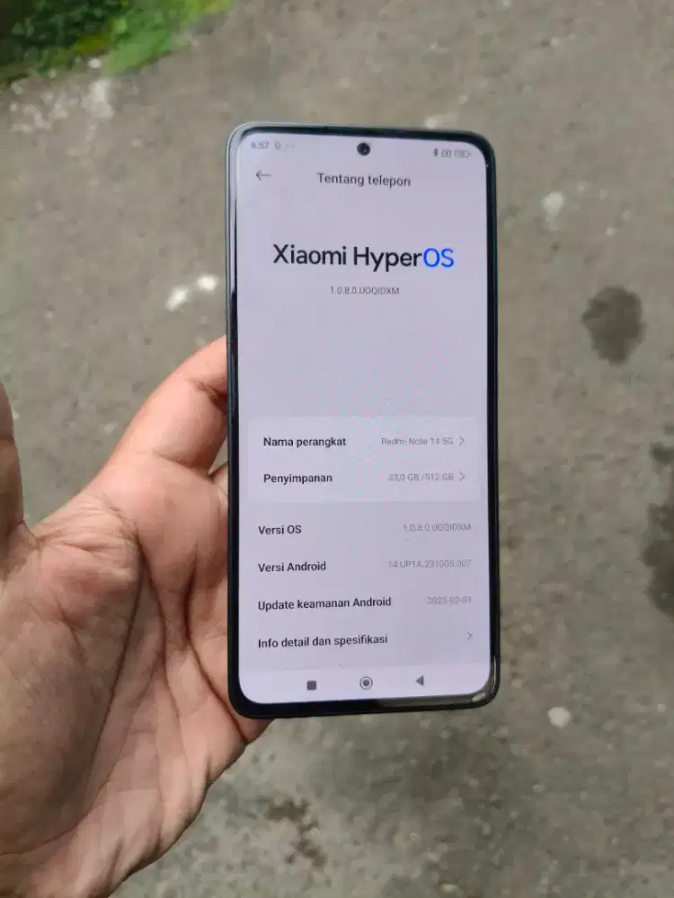 Redmi note 14 5G ram 12/512 gb tt/bt/mahar