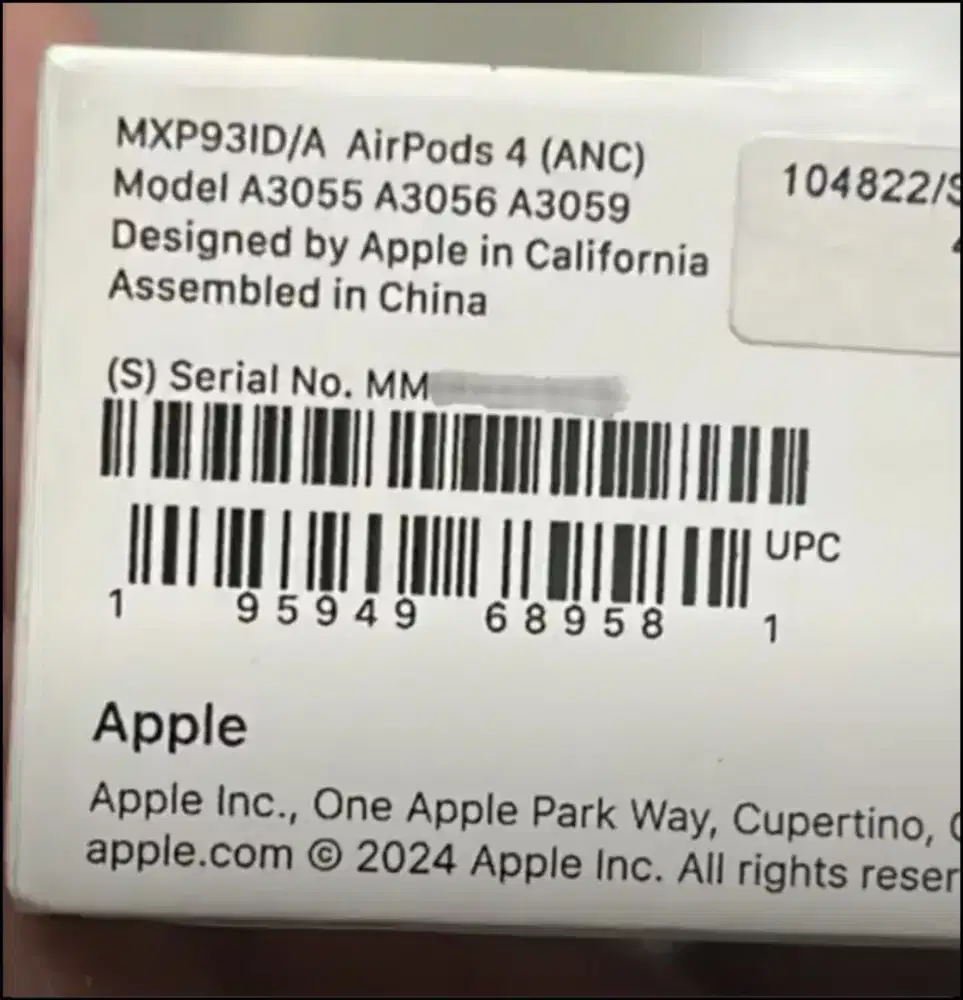 Apple Airpods Gen 4 with ANC BNIB Garansi Resmi Indonesia