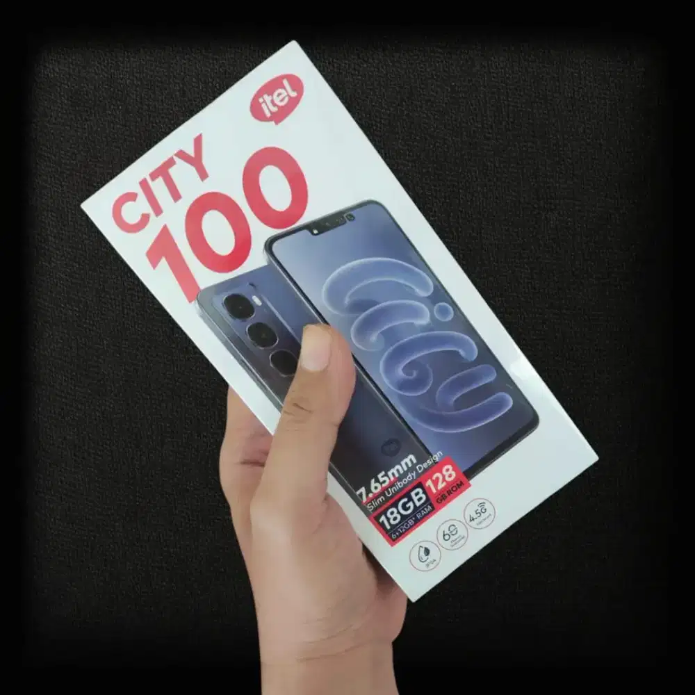 Itel by Infinix Itel City 100 6GB/128GB Baru Segel Box Garansi Resmi