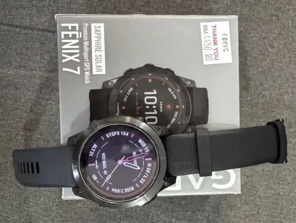 garmin fenix 7 sapphire solar