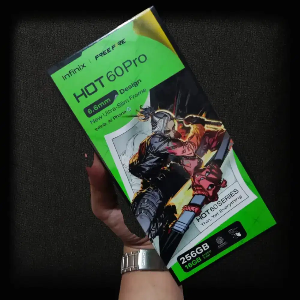 Infinix Hot 60 Pro 8GB/256GB Baru Segel Box Garansi Resmi