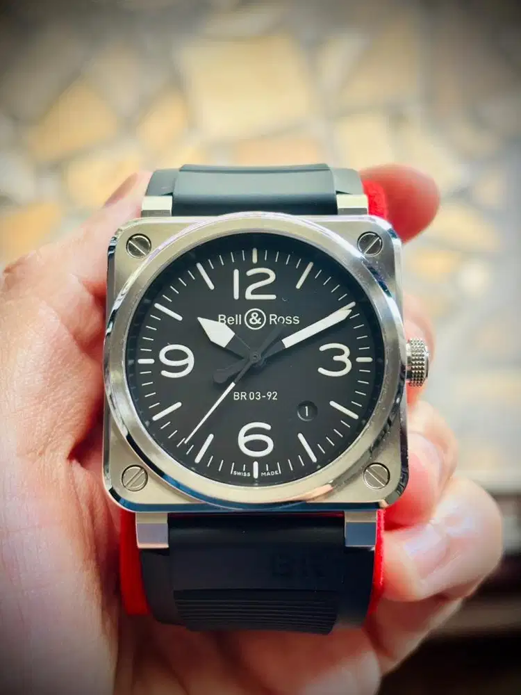 Jam Bell & Ross BR03-92, Original, Fullset, MINT LIKE NEW