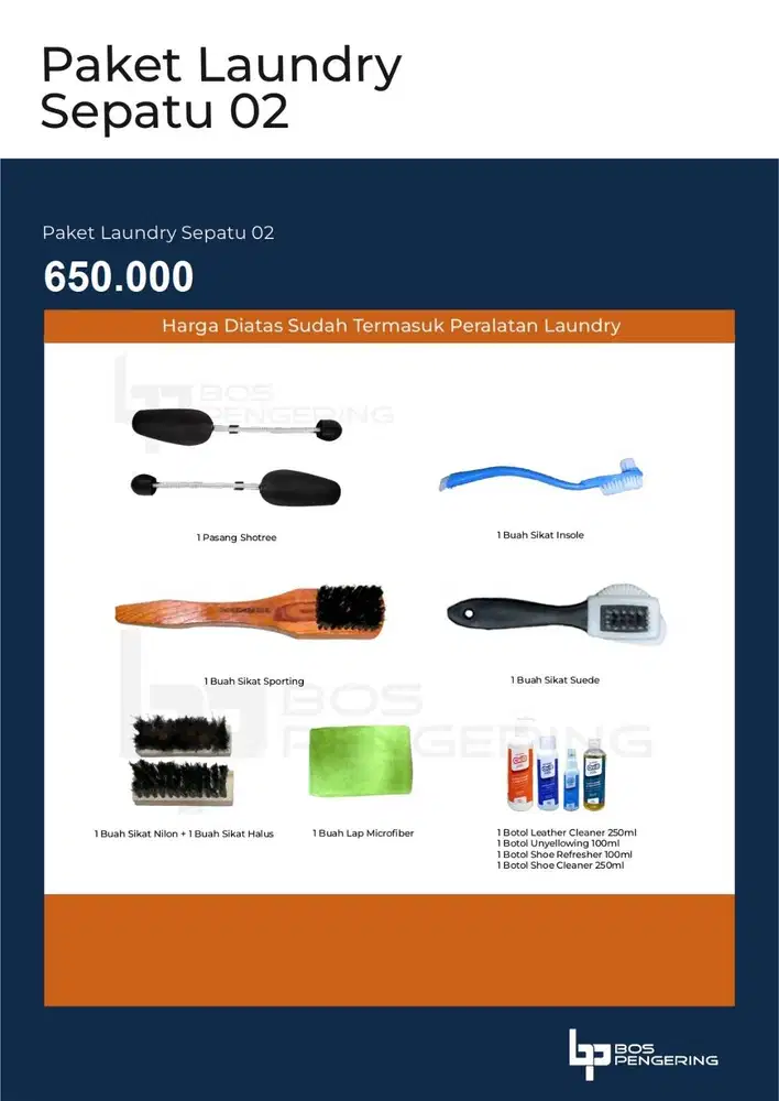 Paket Laundry Sepatu 02 Paket Cuci Sepatu Murah