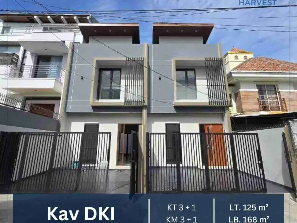 Dijual Sangat Murah Brand New House di Kav DKI