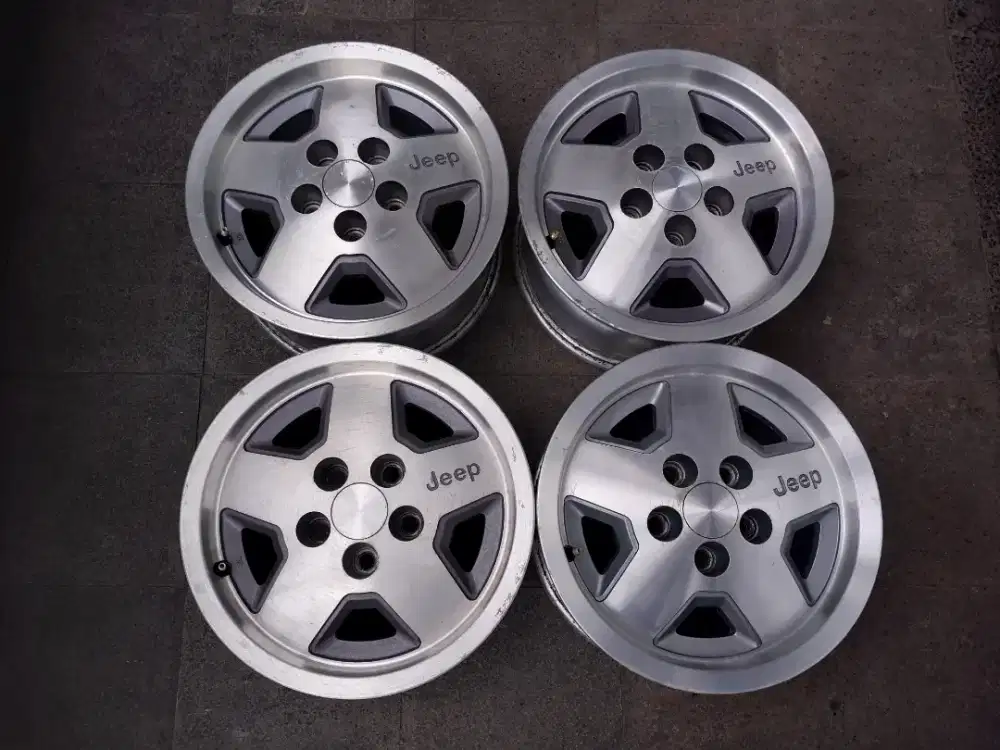 Velg jeep oem cherokee xj wrangler xj original enkei r15