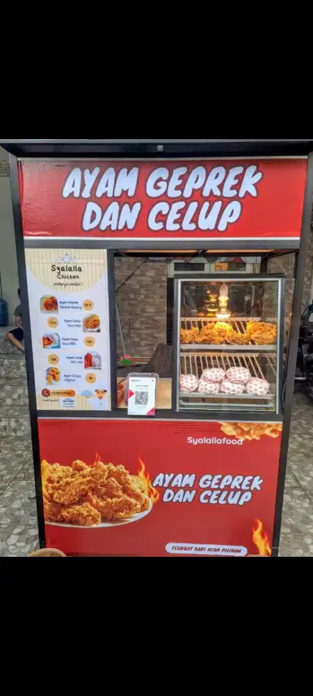Gerobak ayam celup