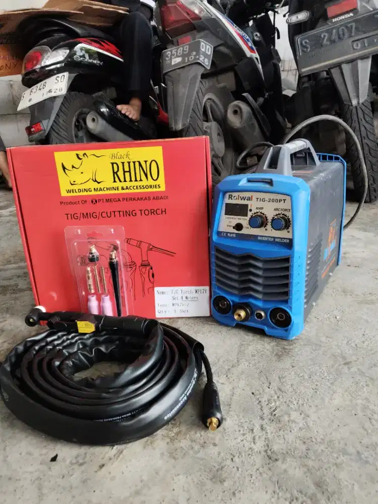 MESIN LAS BEKAS TIG ARGON 200A ROLWAL LISTRIK INVERTER SECOND Q PHASE