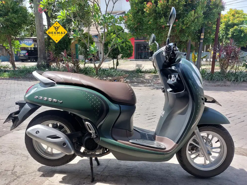 (DP 400 Rb)‼️ Scoopy Stylish Keyless Hijau 2024 Cash & Kredit