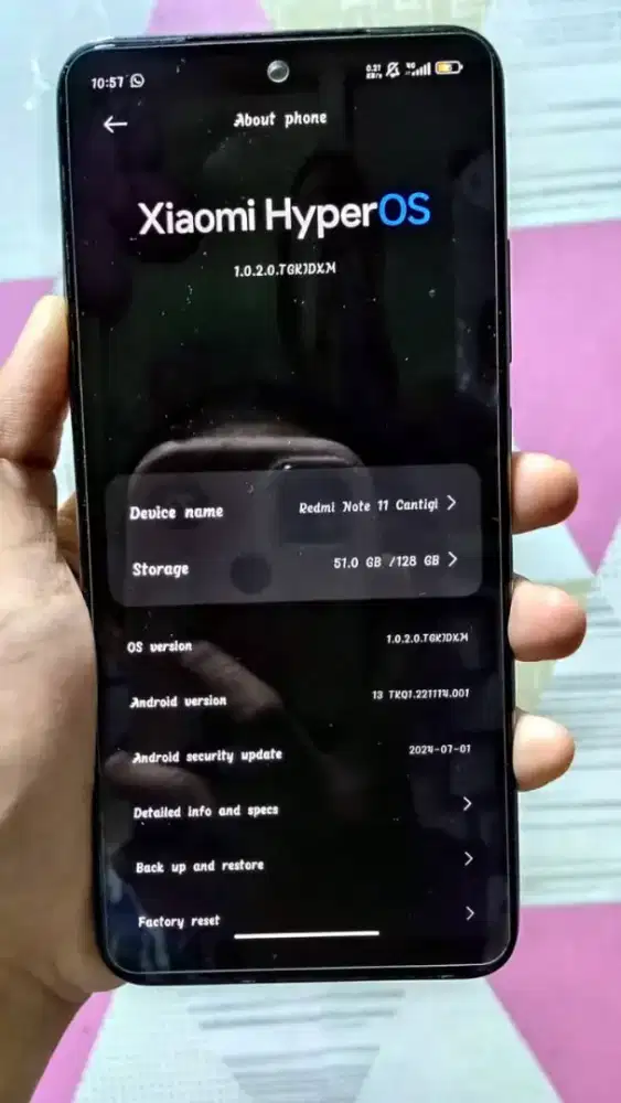Xiomi redmi note 11