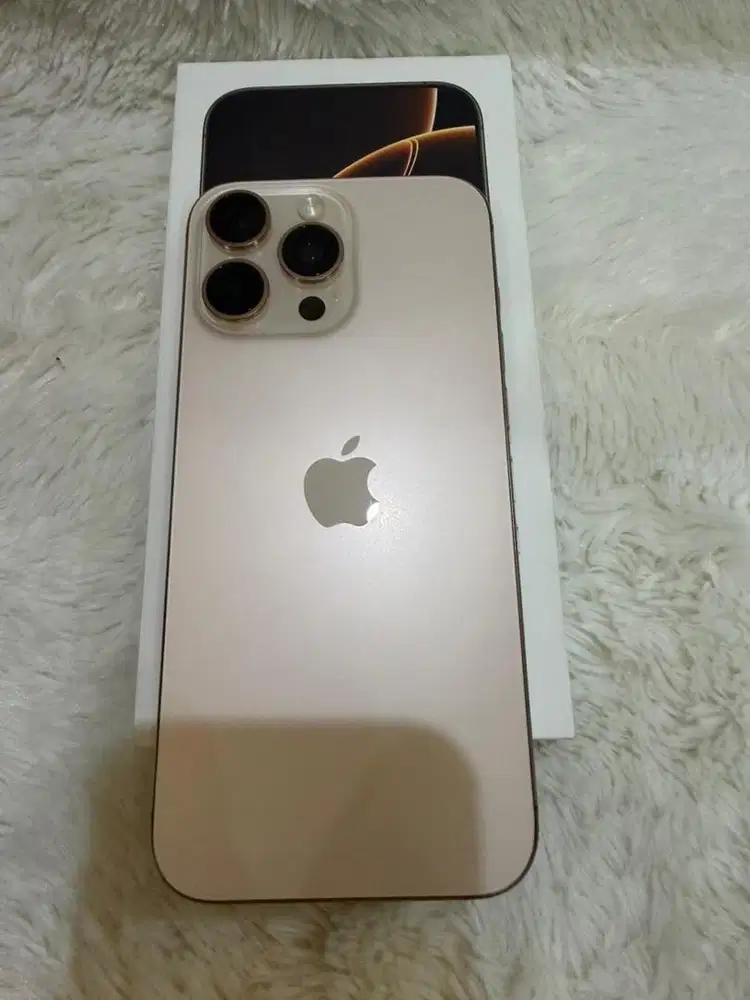 Jual iphone 16 promax 512 GB desert titanium masih garansi resmi ibox