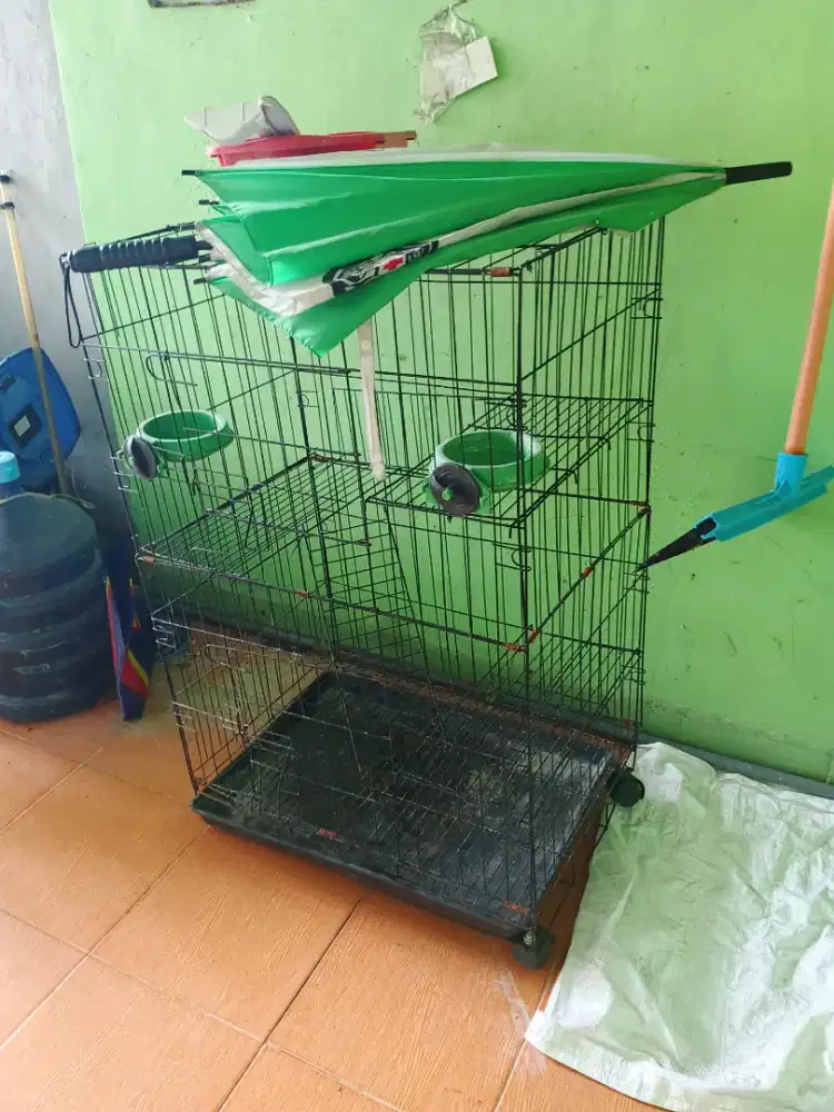 Kandang kucing susun3