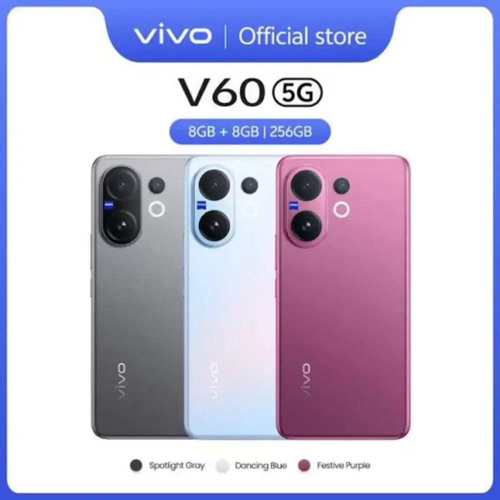 VIVO V60 5G 8/256GB BARU GARANSI RESMI VIVO SEGEL BOX
