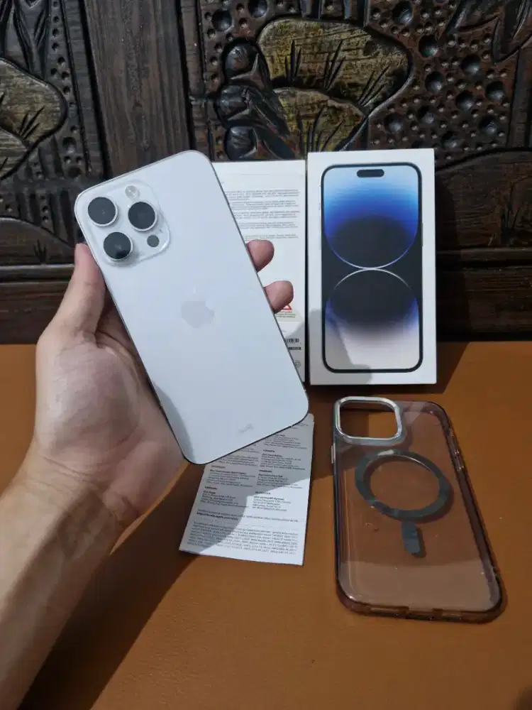 Iphone 14 pro max 256gb Silver ibox Like new