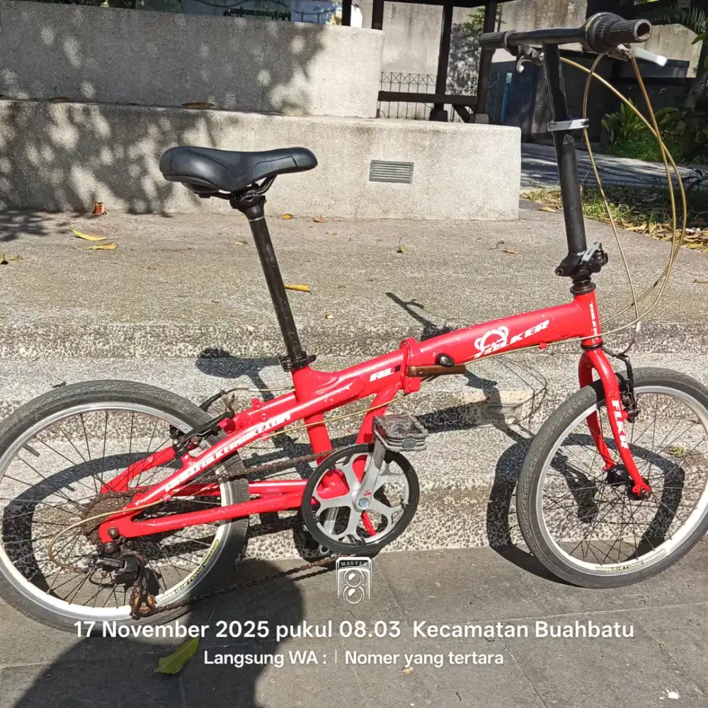 Sepeda Lipat Folker AL 1 Almunium 20 inch