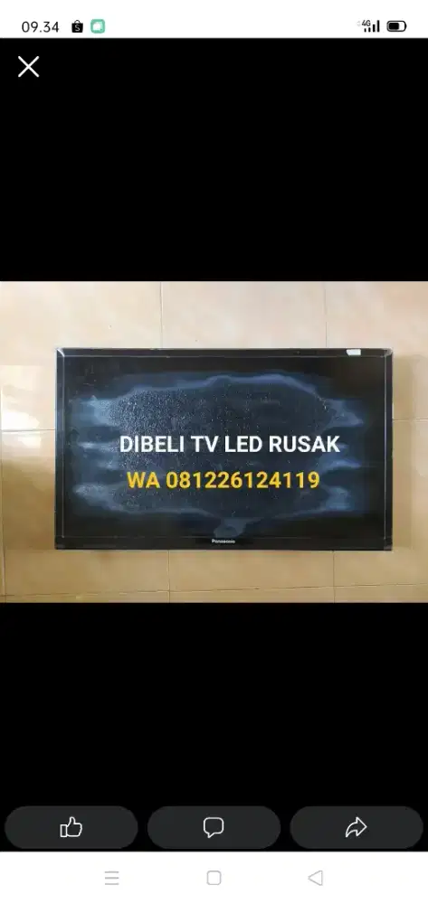 Tv LED rusak kita siap beli