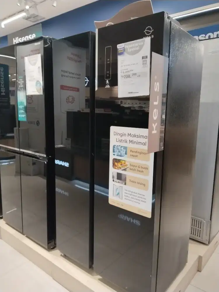 KELS SBS REFRIGERATOR INVERTER 525L